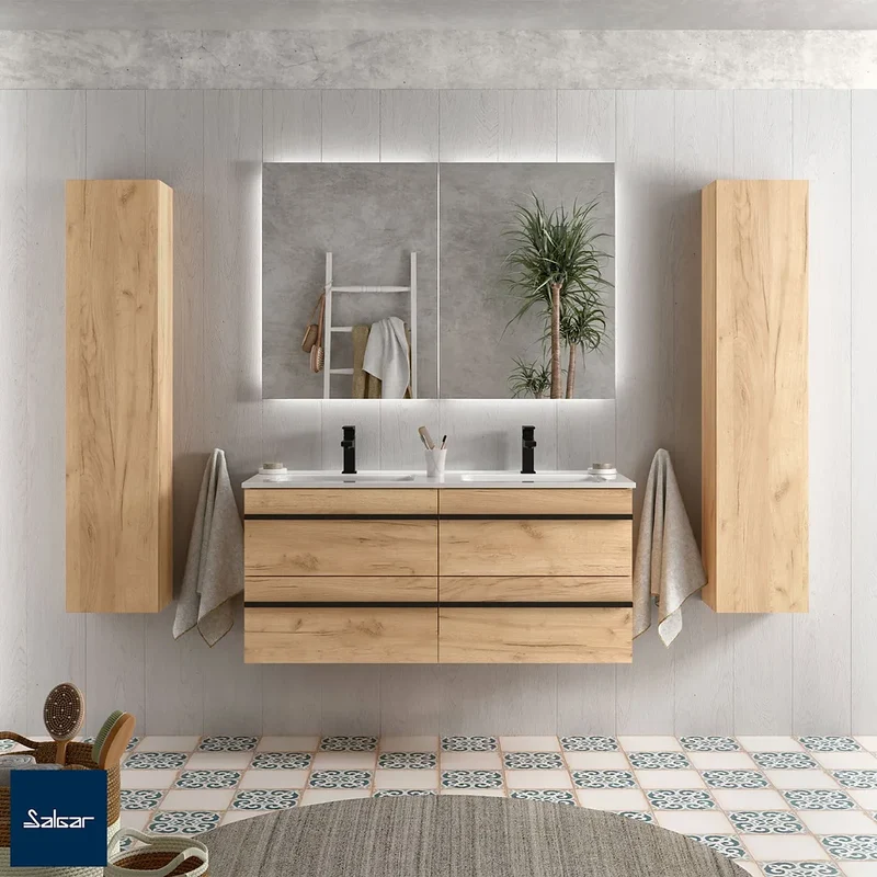 Mueble de Baño Suspendido con Lavabo Salgar