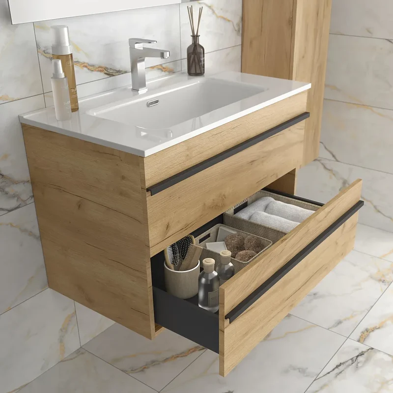 Mueble de Baño Suspendido con Lavabo Salgar
