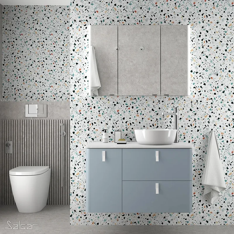 Mueble de Baño Lavabo sobre Encimera Salgar Uniiq 120 cm