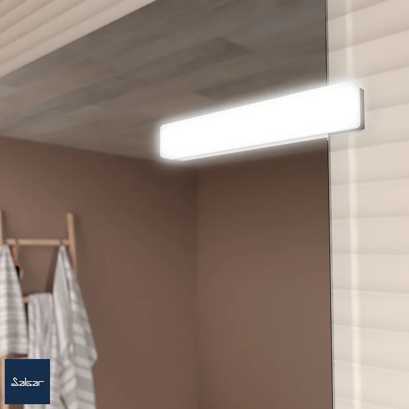 Mueble de Baño Suspendido con Lavabo y 2 Cajones Salgar Uniiq 80 cm Blanco Mate