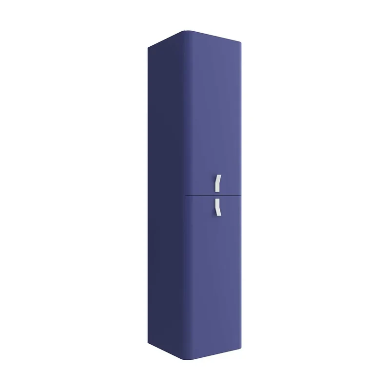 Mueble de Baño Suspendido con Lavabo y 2 Cajones Salgar Uniiq 80 cm Azul