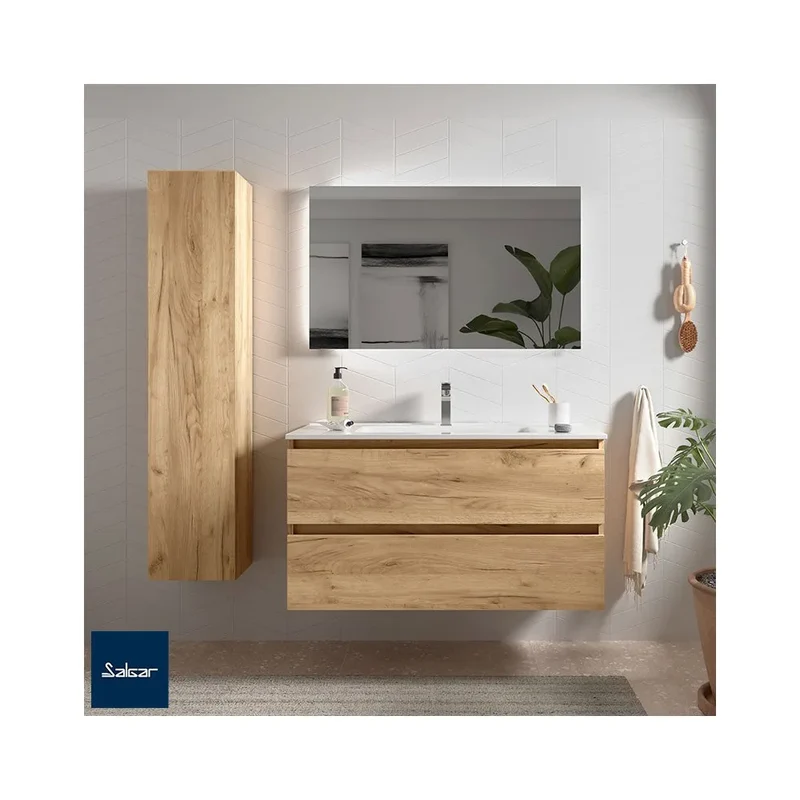 Mueble de Baño Suspendido con Lavabo Salgar Bequia