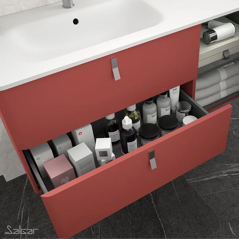 Mueble de Baño con Patas con Lavabo Salgar Uniiq 120 cm