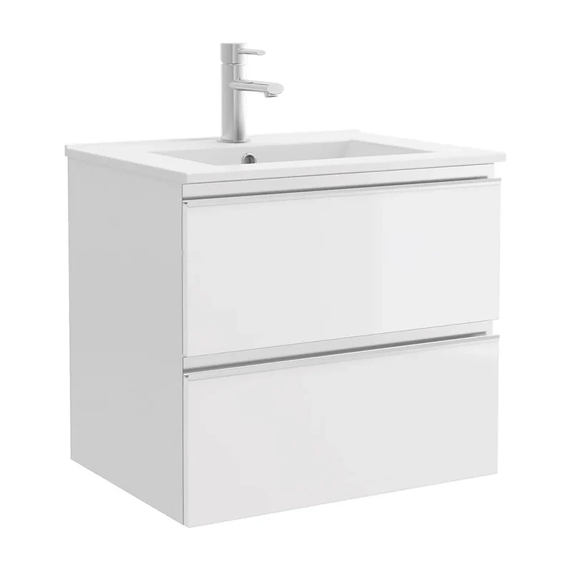 Mueble de Baño Salgar Spirit 60 cm Blanco Brillo
