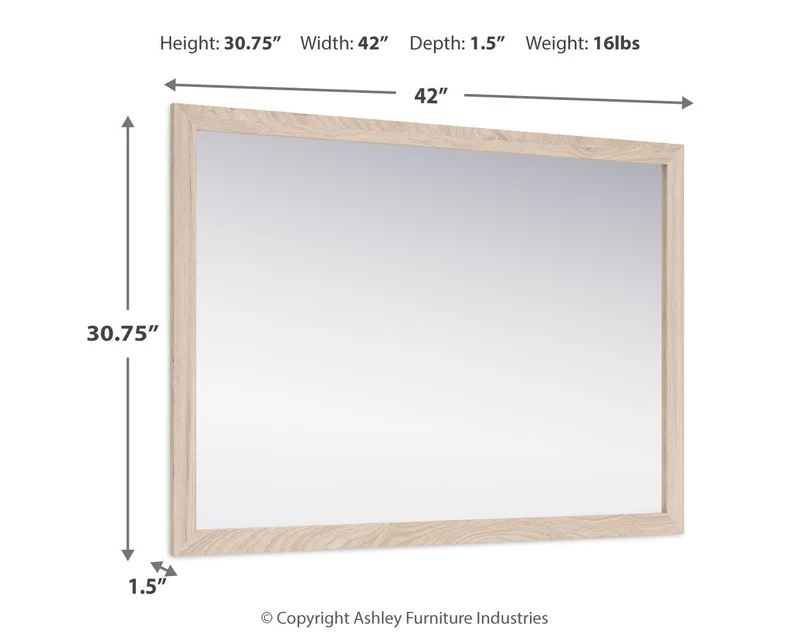 Cadmori - Bedroom Mirror - Tan