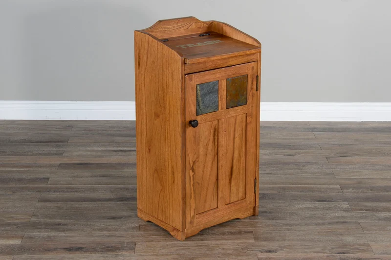 Sedona - Trash Box - Rustic Oak
