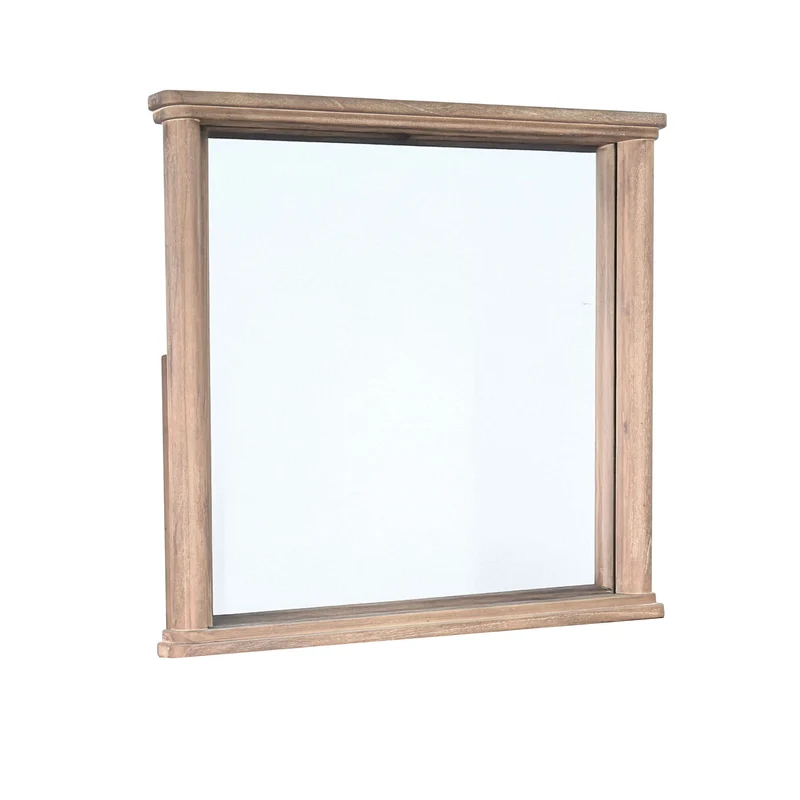 Natural Wood Dresser Mirror - Oak Grove