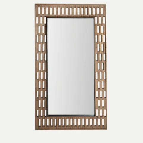 Espejo decorativo en madera (108x186 cm) Grid Busk