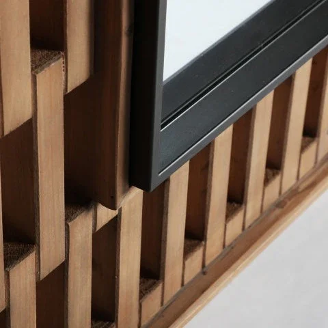Espejo decorativo en madera (108x186 cm) Grid Busk