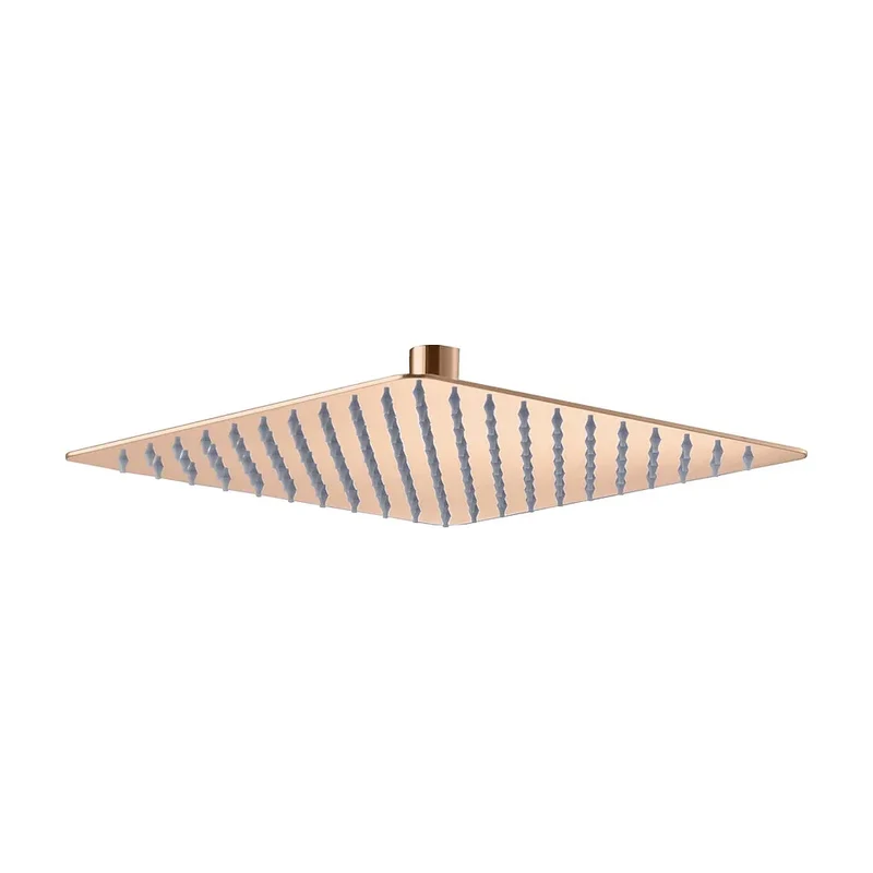 Rociador cuadrado 20x20 oro rosa brillo Imex