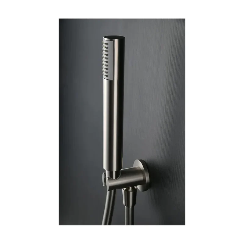 Conjunto ducha monomando empotrado Monza níquel cepillado Imex