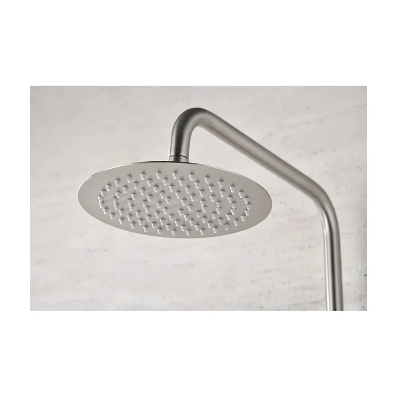 Conjunto ducha termostático Monza níquel cepillado Imex