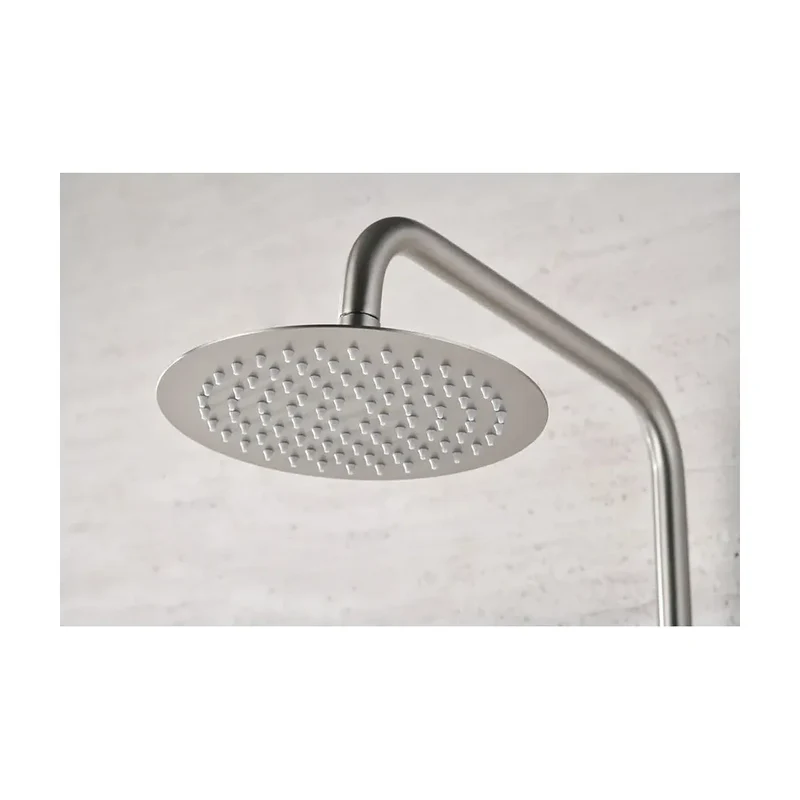 Conjunto ducha termostático Monza níquel cepillado Imex