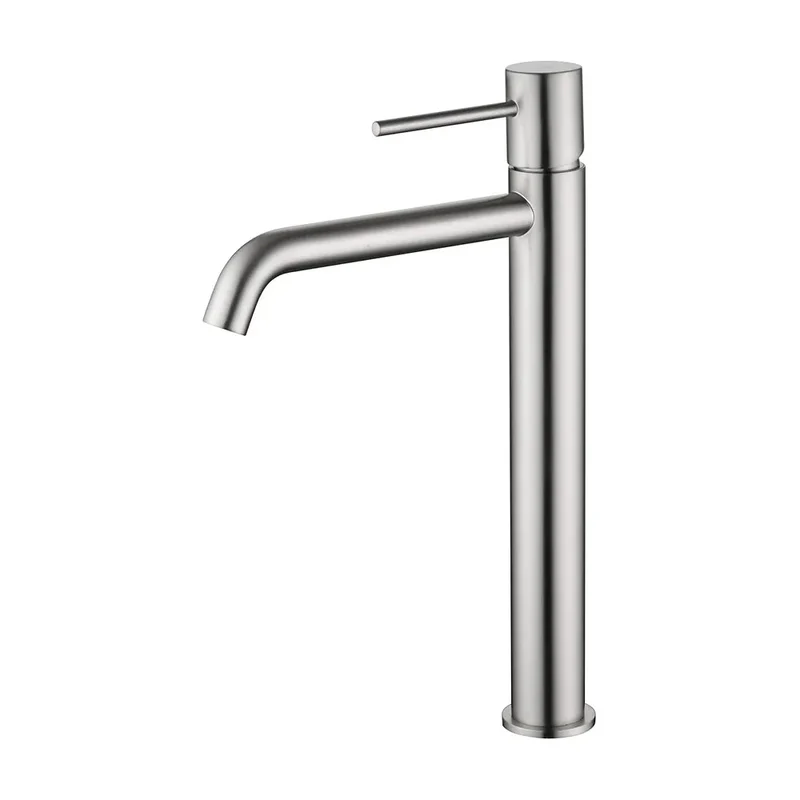 Monomando lavabo alto Monza níquel cepillado Imex