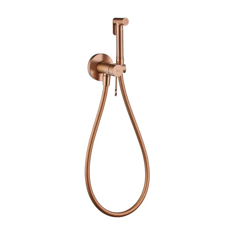 Grifo empotrado de bidé Bless oro rosa cepillado Imex