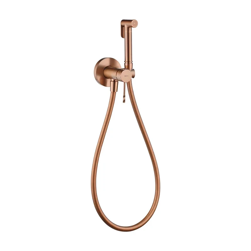 Grifo empotrado de bidé Bless oro rosa cepillado Imex