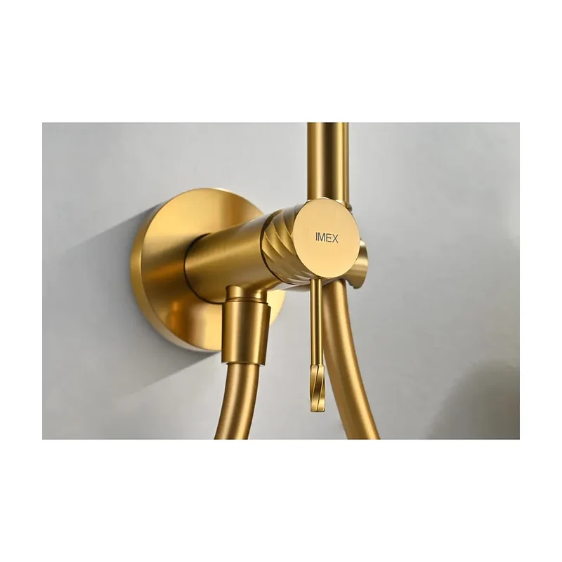 Grifo empotrado de bidé Bless oro cepillado Imex