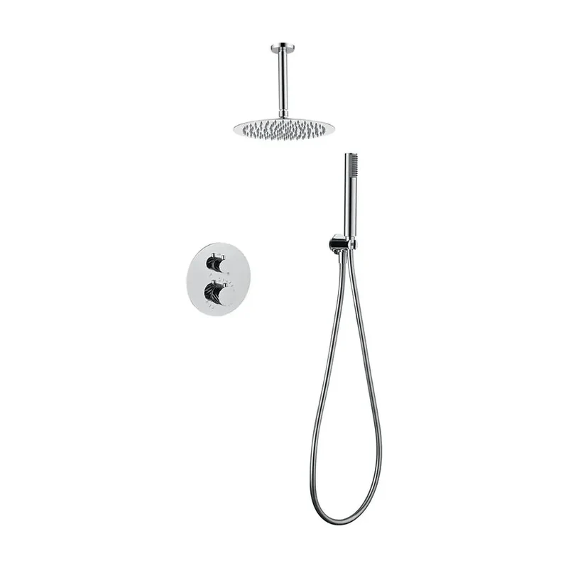 Conjunto ducha termostático empotrado Palau cromo Imex