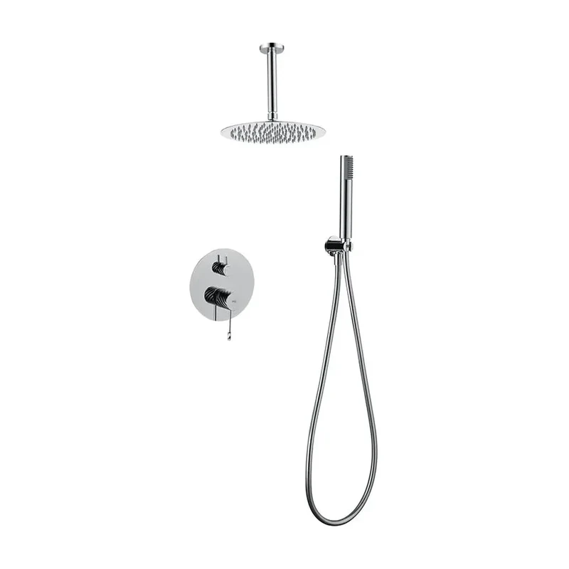 Conjunto ducha monomando empotrado Palau cromo Imex