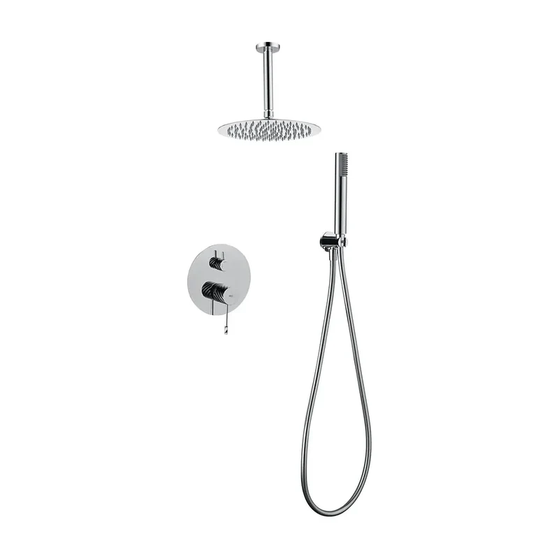 Conjunto ducha monomando empotrado Palau cromo Imex