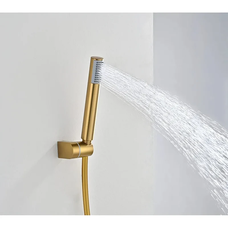 Kit ducha termostático Bless oro cepillado Imex