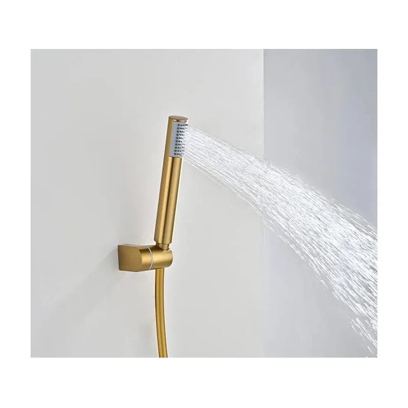 Kit ducha termostático Bless oro cepillado Imex