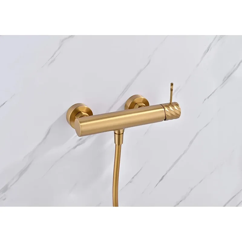 Kit ducha monomando Bless oro cepillado Imex