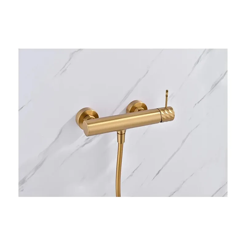 Kit ducha monomando Bless oro cepillado Imex