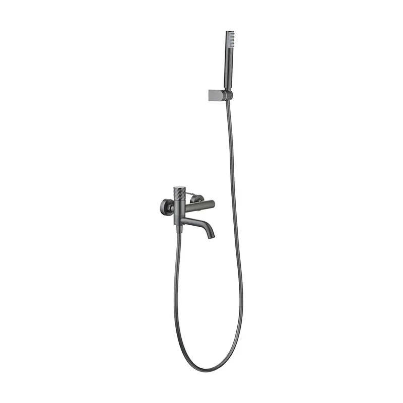 Kit baño/ducha monomando Bless black gun metal Imex