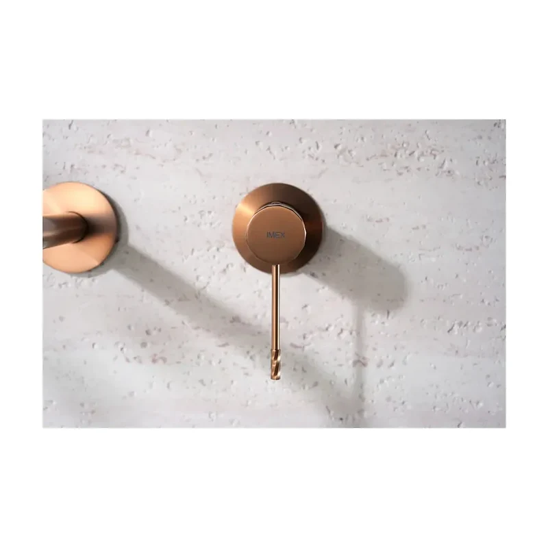Monomando empotrado lavabo Bless oro rosa cepillado Imex