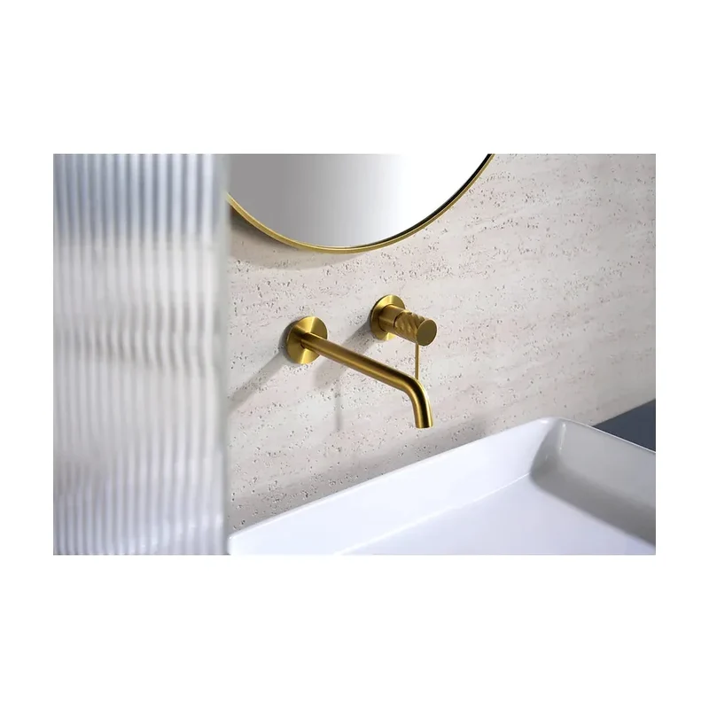 Monomando empotrado lavabo Bless oro cepillado Imex