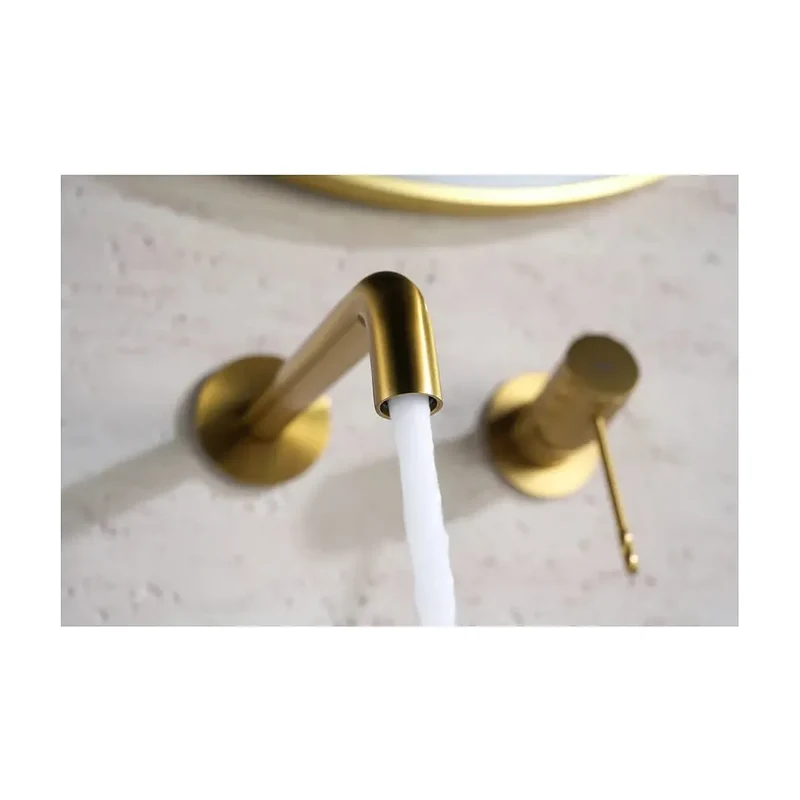 Monomando empotrado lavabo Bless oro cepillado Imex
