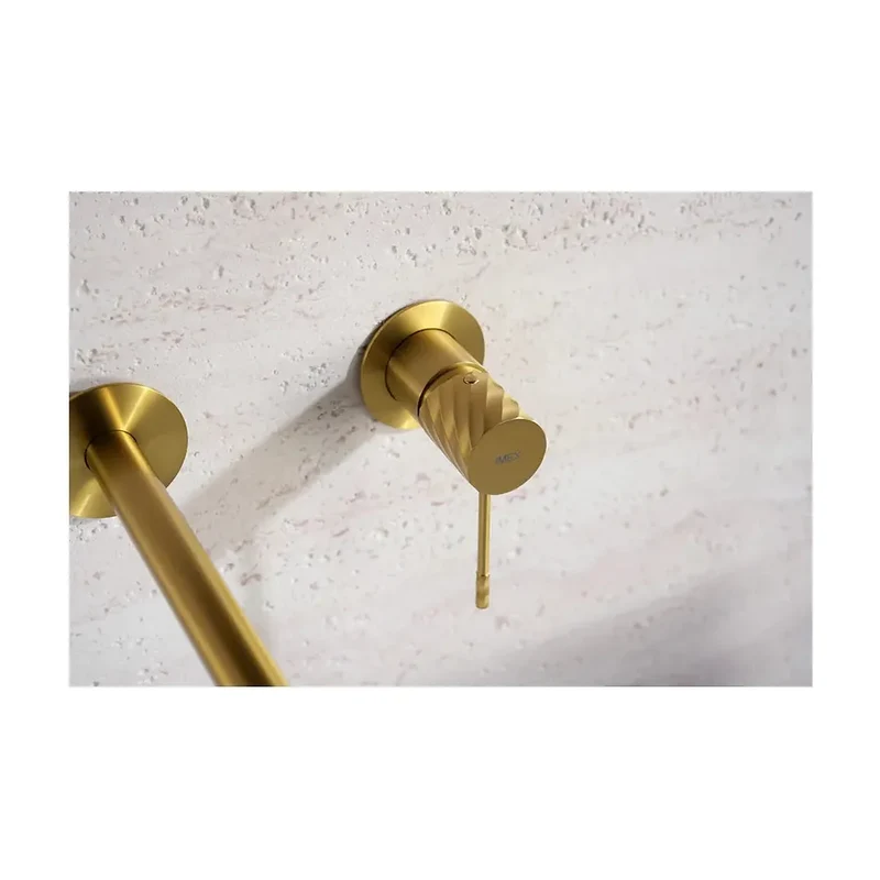 Monomando empotrado lavabo Bless oro cepillado Imex