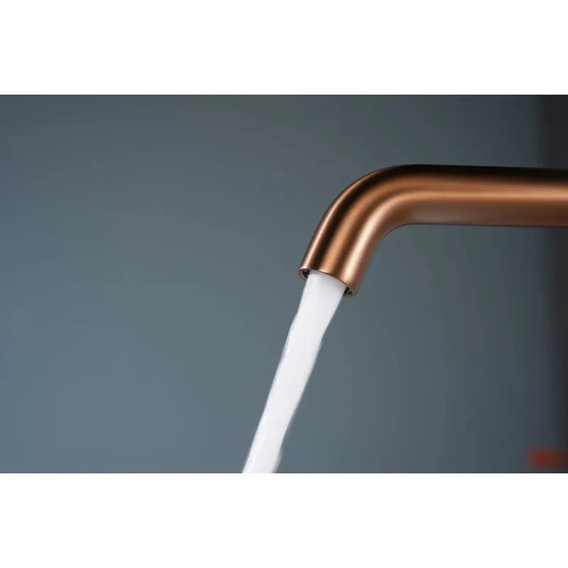 Monomando lavabo alto Bless oro rosa cepillado Imex