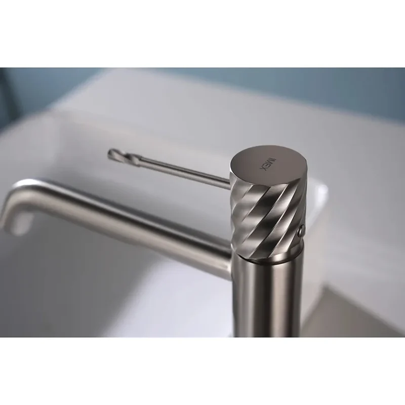 Monomando lavabo alto Bless níquel cepillado Imex
