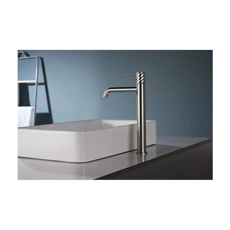 Monomando lavabo alto Bless níquel cepillado Imex