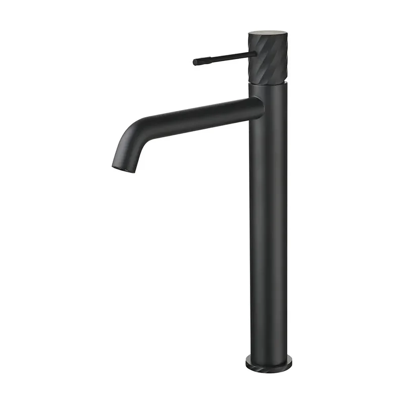 Monomando lavabo alto Bless negro mate Imex