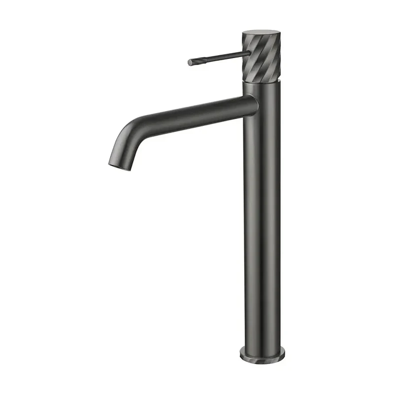 Monomando lavabo alto Bless black gun metal Imex