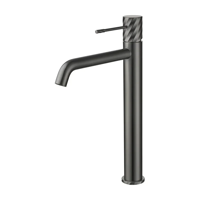 Monomando lavabo alto Bless black gun metal Imex