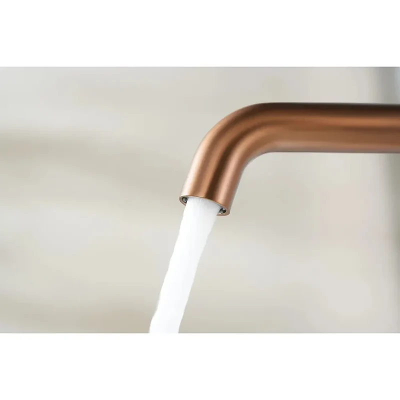 Monomando lavabo Bless oro rosa cepillado Imex