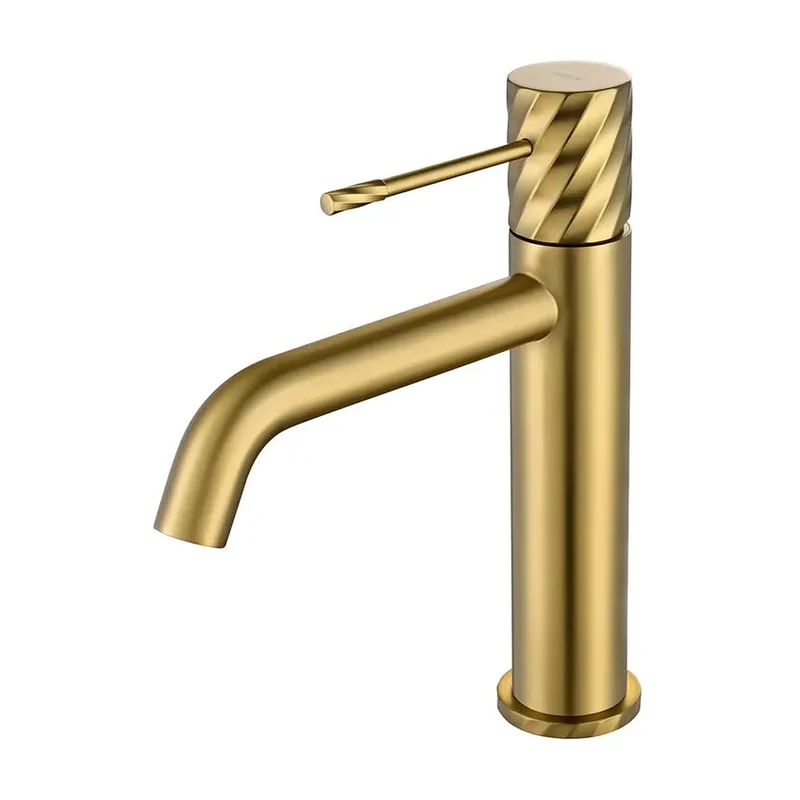 Monomando lavabo Bless oro cepillado Imex