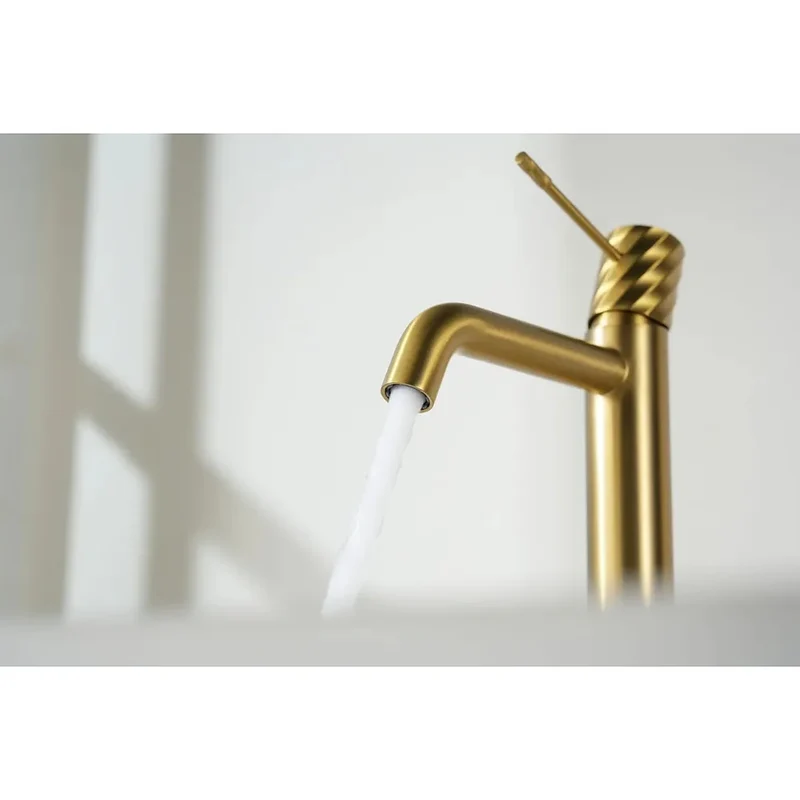Monomando lavabo Bless oro cepillado Imex
