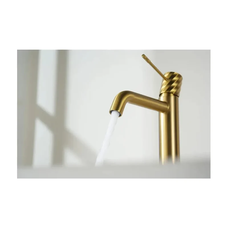 Monomando lavabo Bless oro cepillado Imex