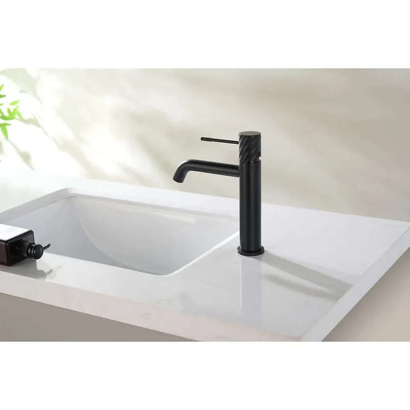 Monomando lavabo Bless negro mate Imex
