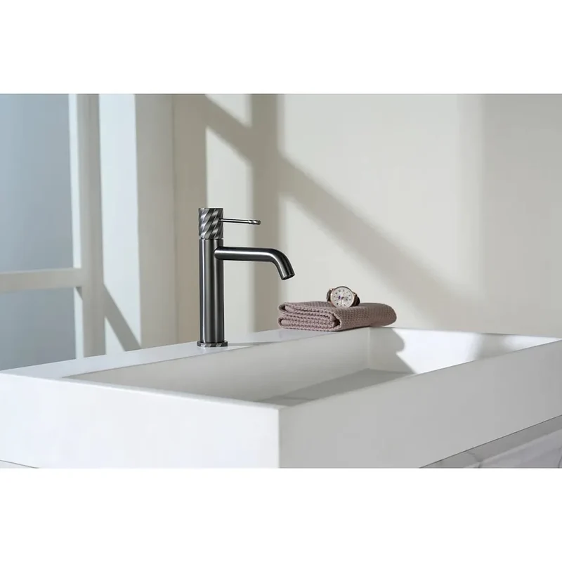 Monomando lavabo Bless black gun metal Imex