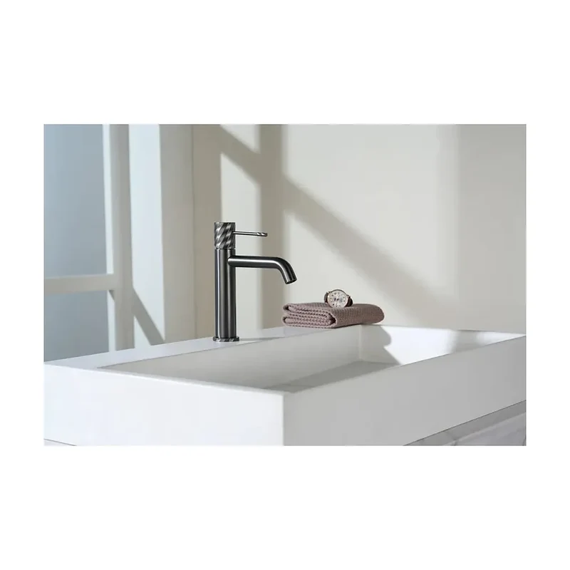 Monomando lavabo Bless black gun metal Imex