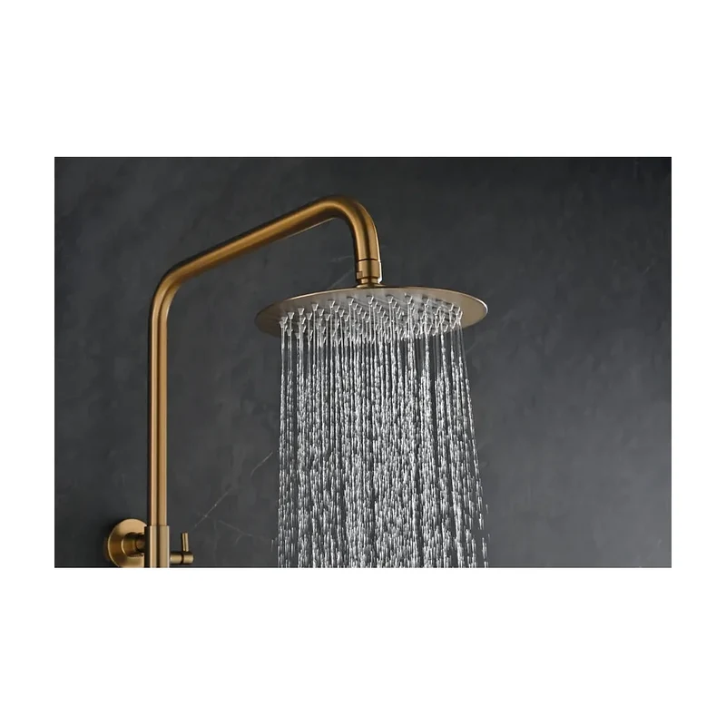 Conjunto ducha termostático Bless oro cepillado Imex