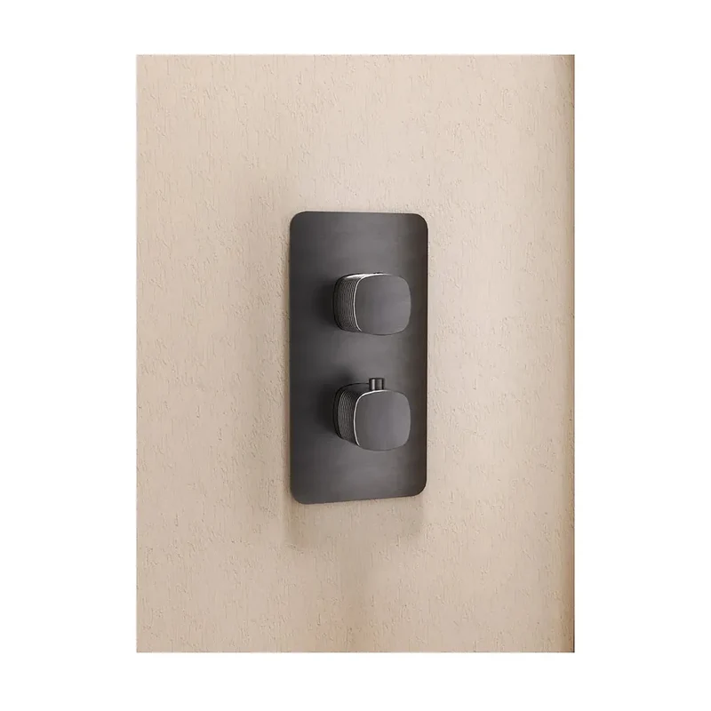 Conjunto ducha termostático empotrado Firenze cromo Imex