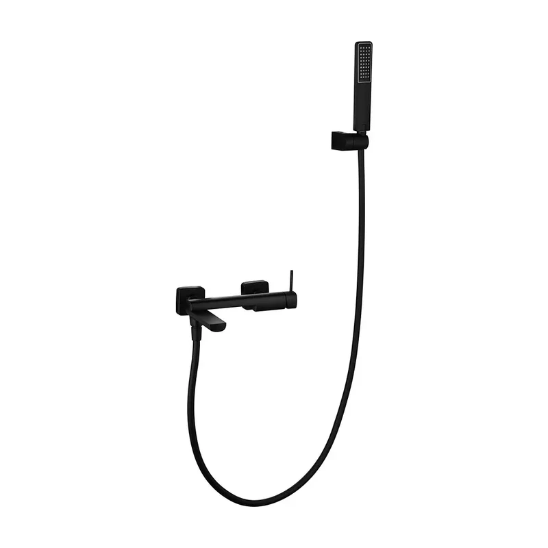 Kit baño/ducha monomando Firenze negro mate Imex