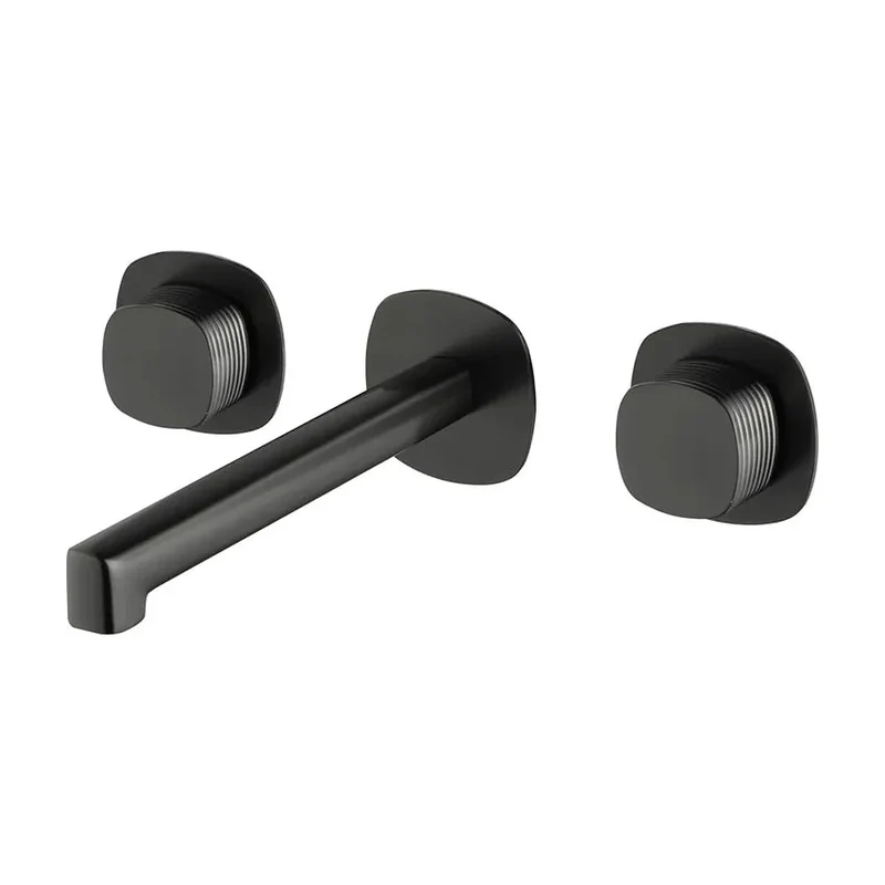 Bimando empotrado lavabo Firenze black gun metal Imex